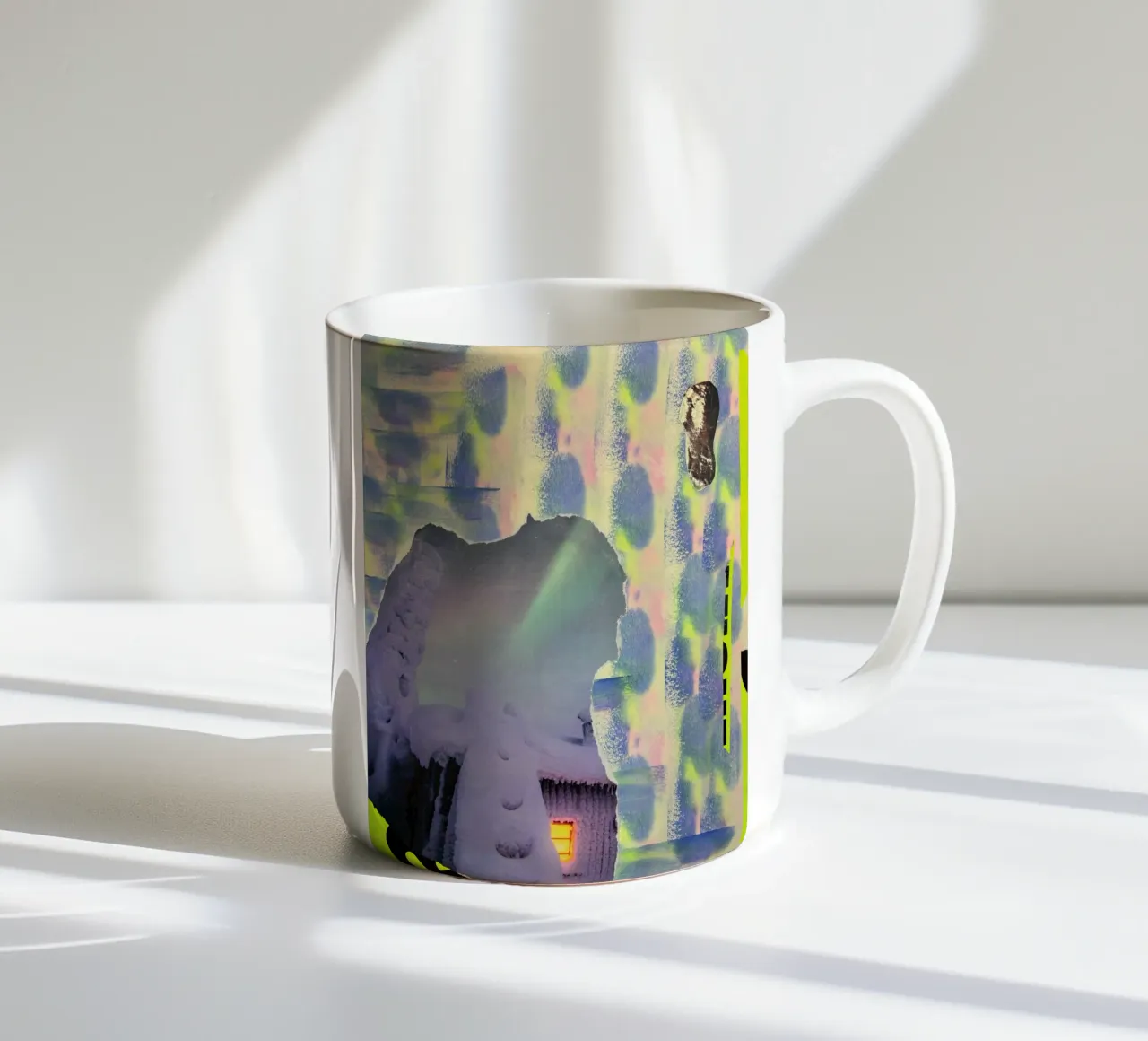 Abstract northern lights No.3 tazza in ceramica da PeHa - ART