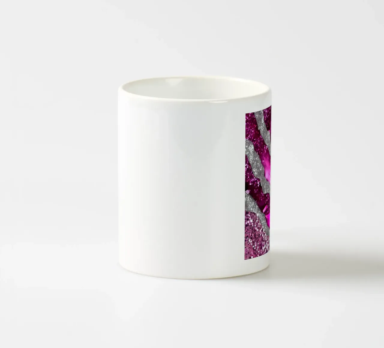 Texture agata magenta glam tazza in ceramica da Gemstone Textures