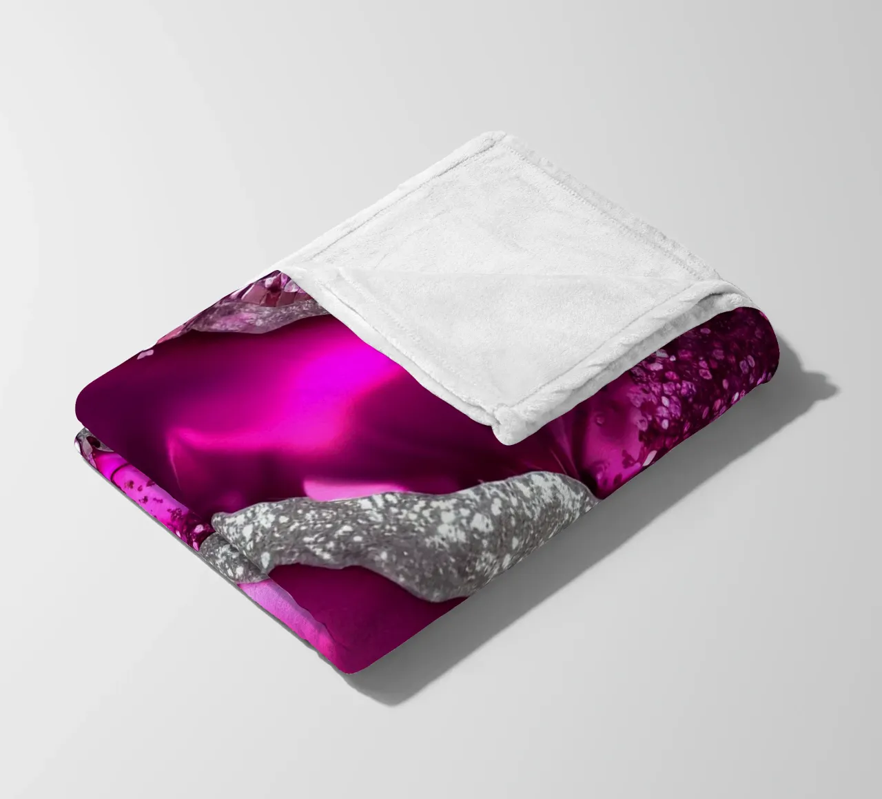 Texture agata magenta glam coperta in pile da Gemstone Textures