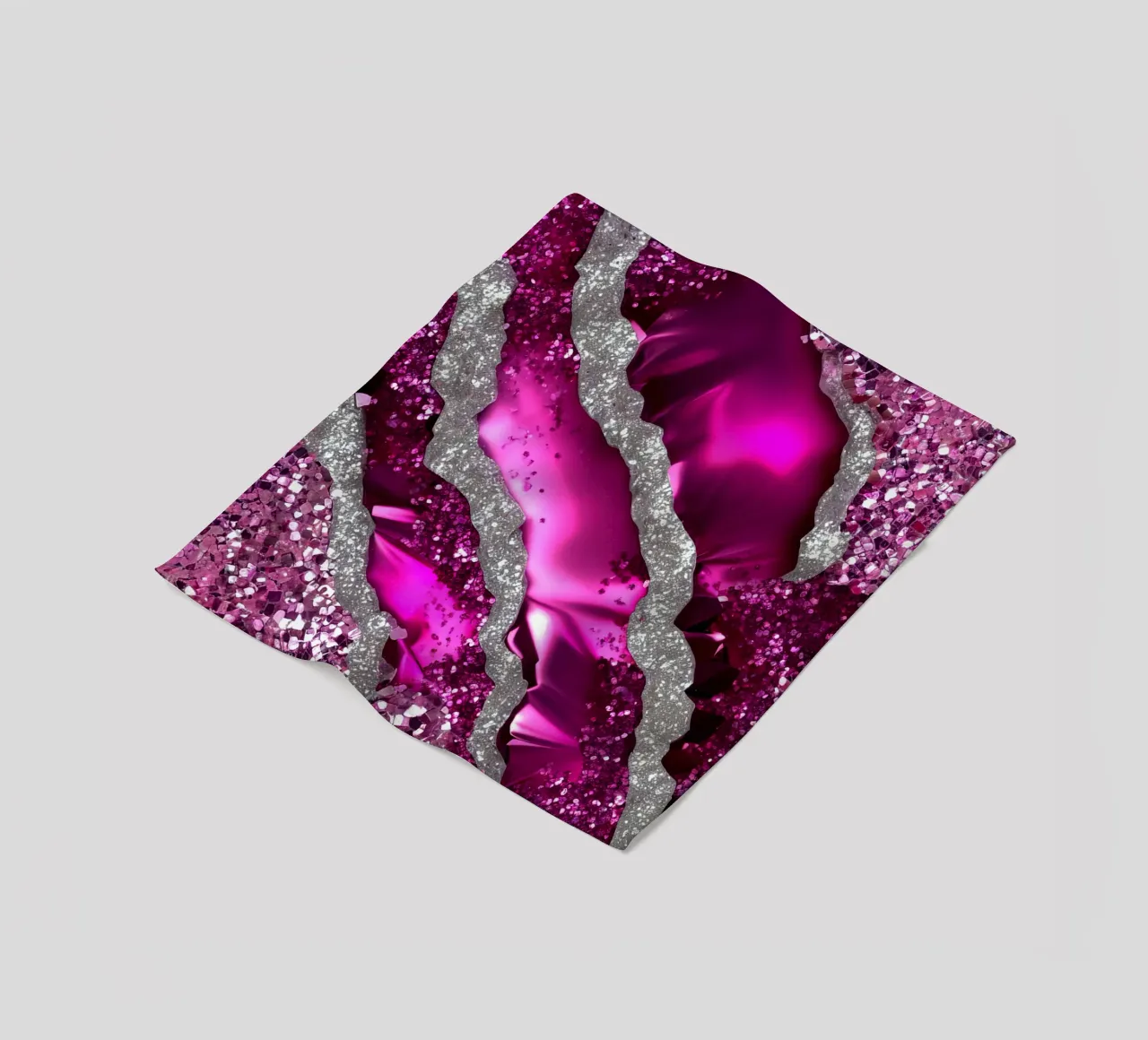 Texture agata magenta glam coperta in pile da Gemstone Textures