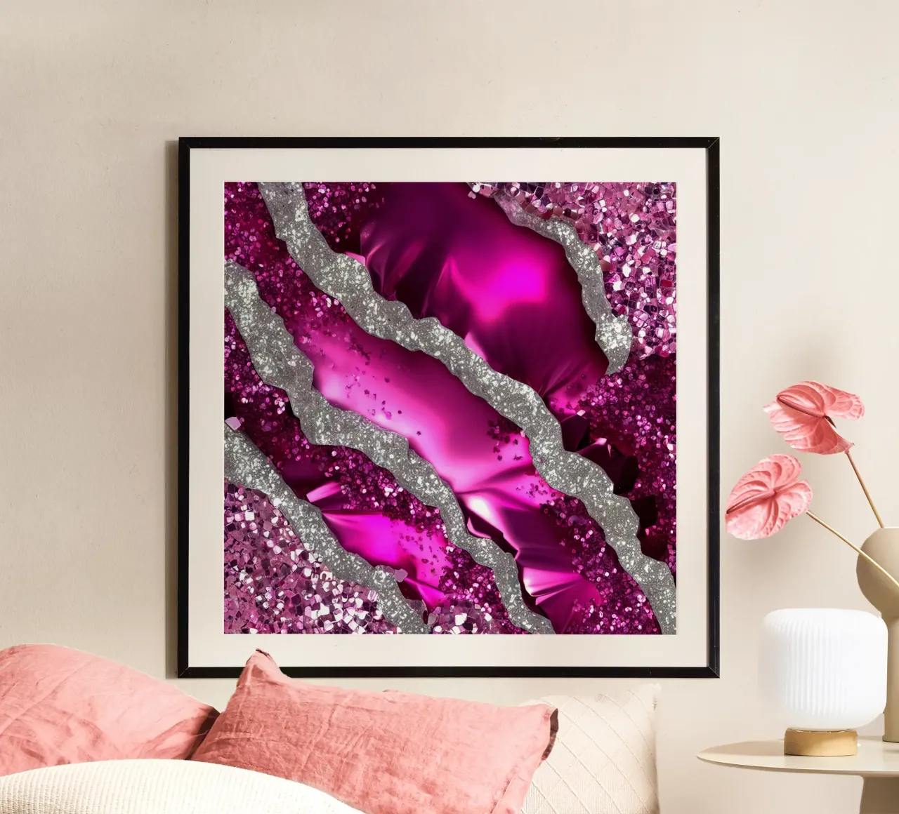 Texture agata magenta glam carta hahnemühle da Gemstone Textures