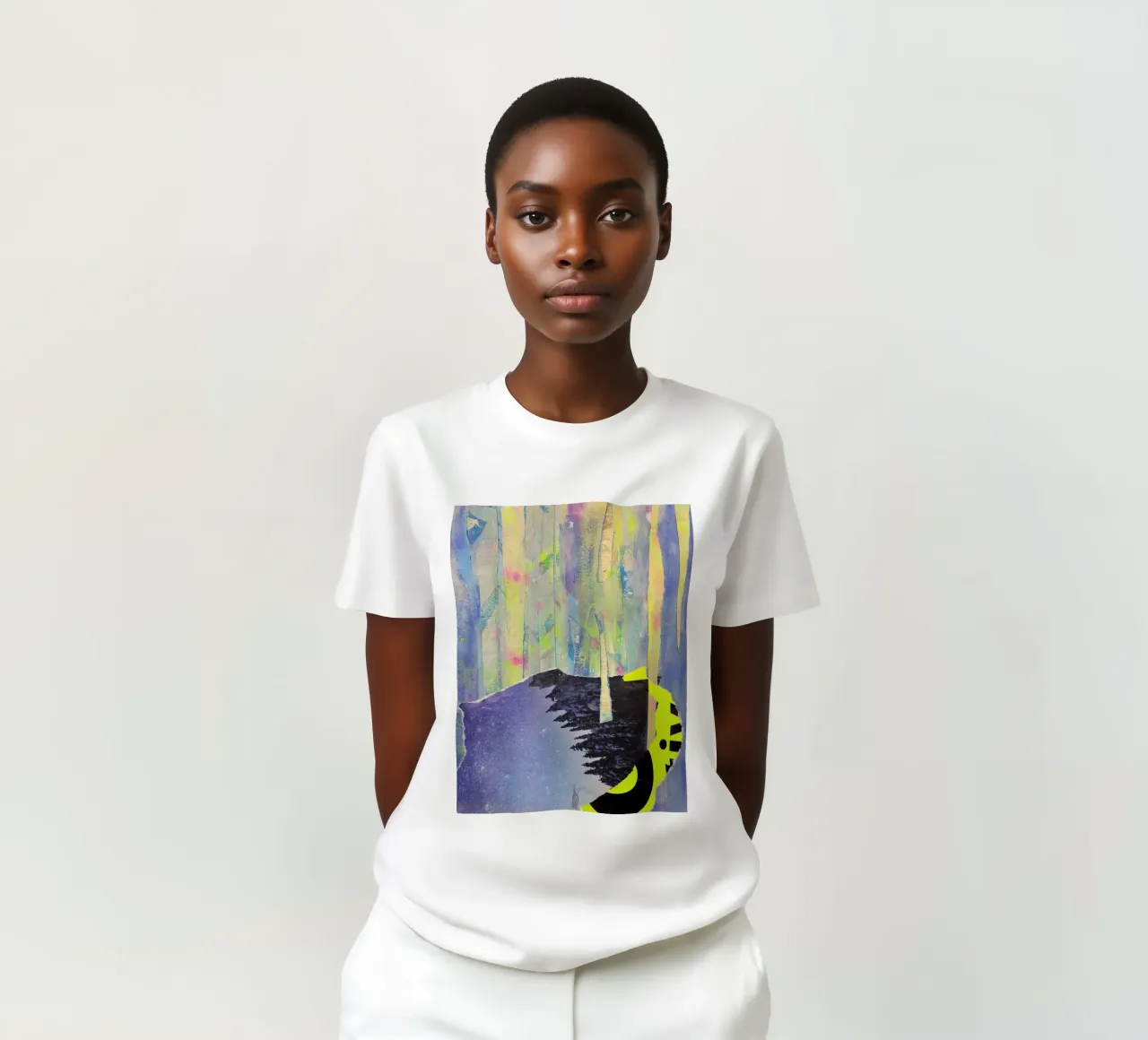 Abstract northern lights No.2 t-shirt da PeHa - ART
