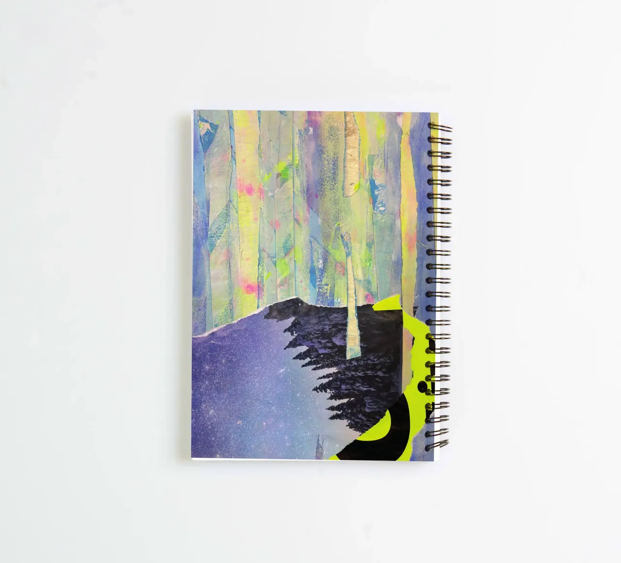 Abstract northern lights No.2 spiral notebook by PeHa - ART