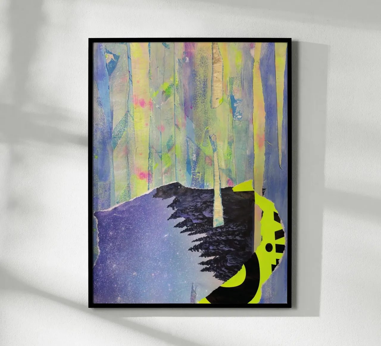 Abstract northern lights No.2 carta hahnemühle da PeHa - ART
