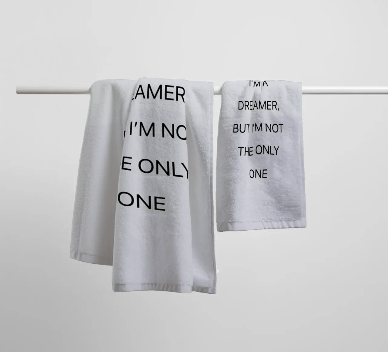 You May Say I'm a Dreamer 03 towel by Studio One