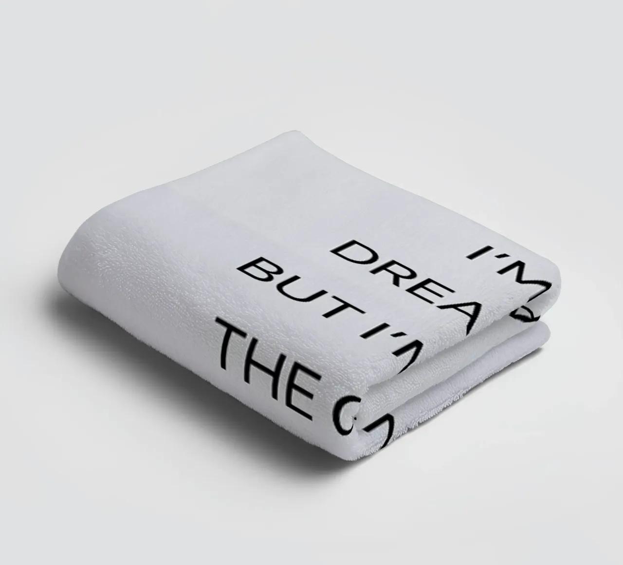 You May Say I'm a Dreamer 03 towel by Studio One