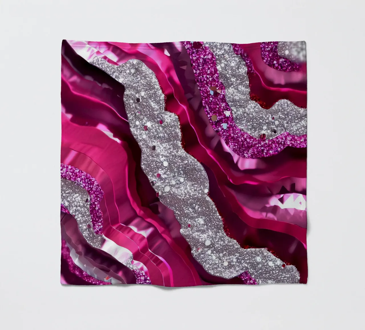 Texture agata magenta glam coperta in pile da Gemstone Textures