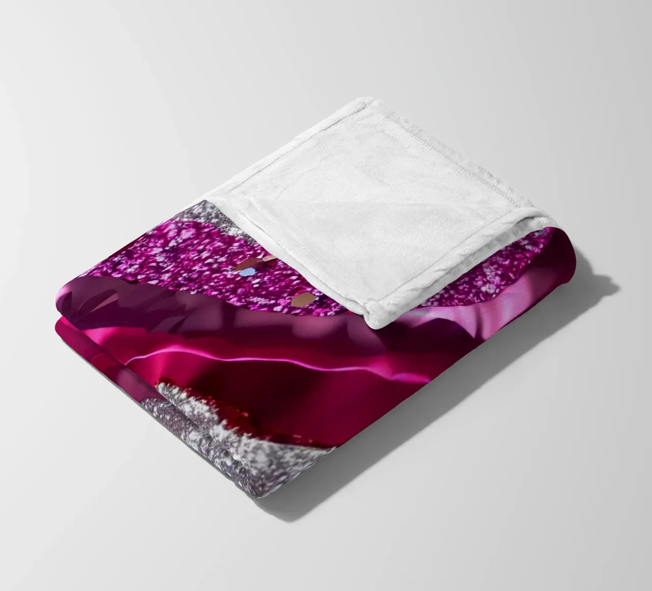 Texture agata magenta glam coperta in pile da Gemstone Textures