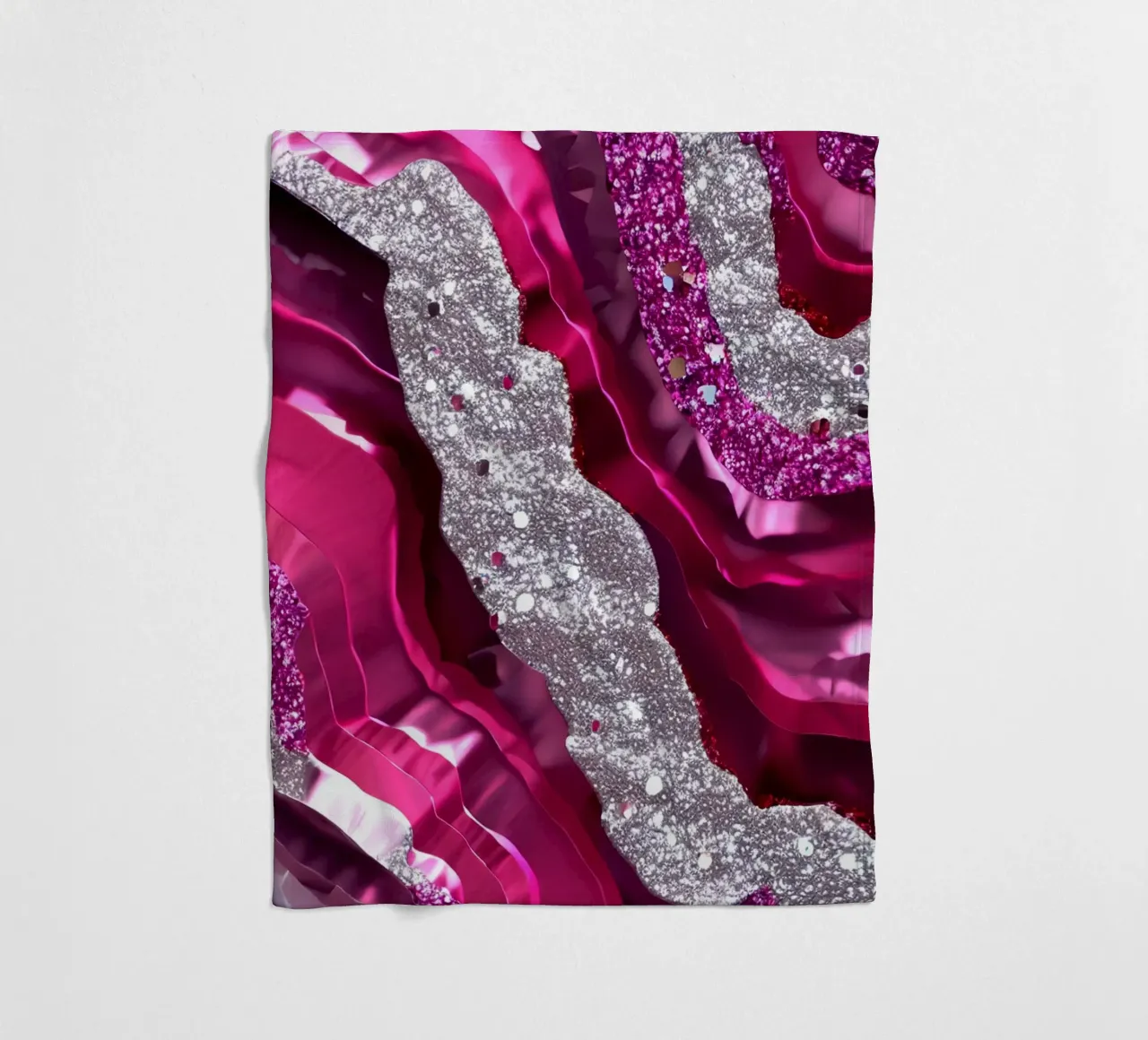 Texture agata magenta glam coperta in pile da Gemstone Textures