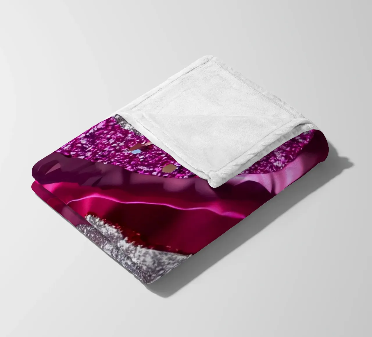 Texture agata magenta glam coperta in pile da Gemstone Textures
