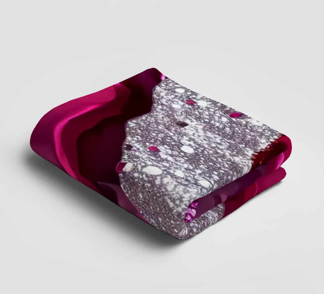 Texture agata magenta glam asciugamano da bagno da Gemstone Textures