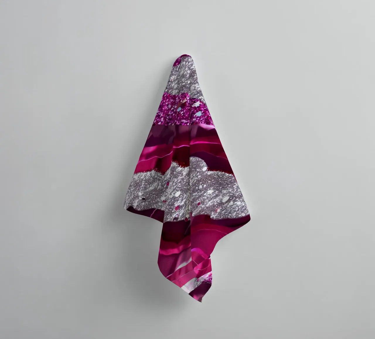 Texture agata magenta glam asciugamano da bagno da Gemstone Textures