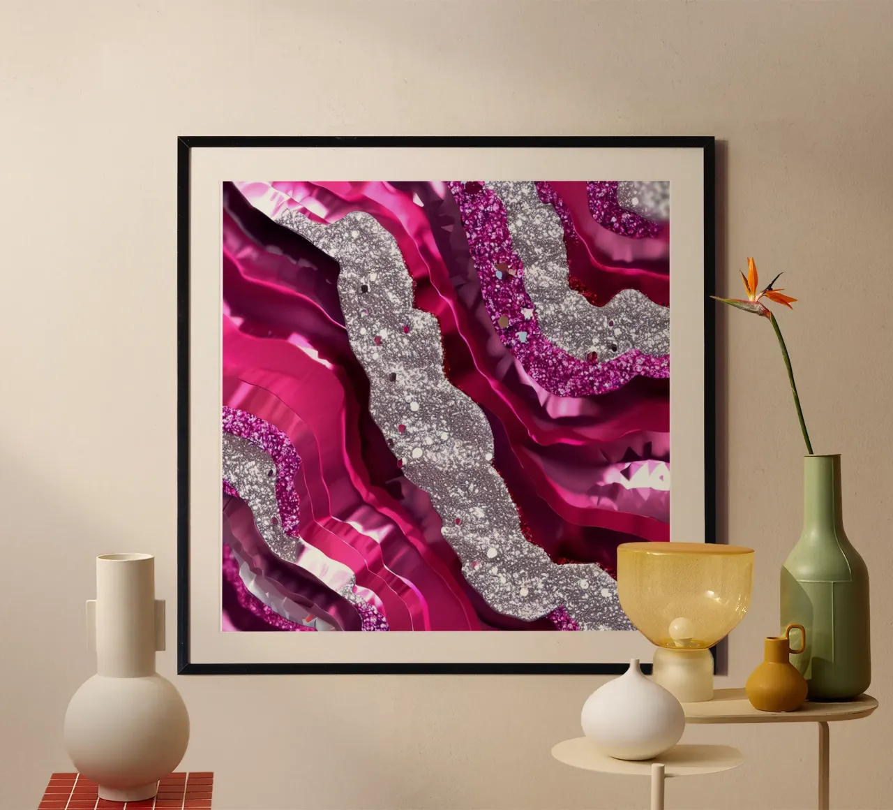 Texture agata magenta glam carta hahnemühle da Gemstone Textures