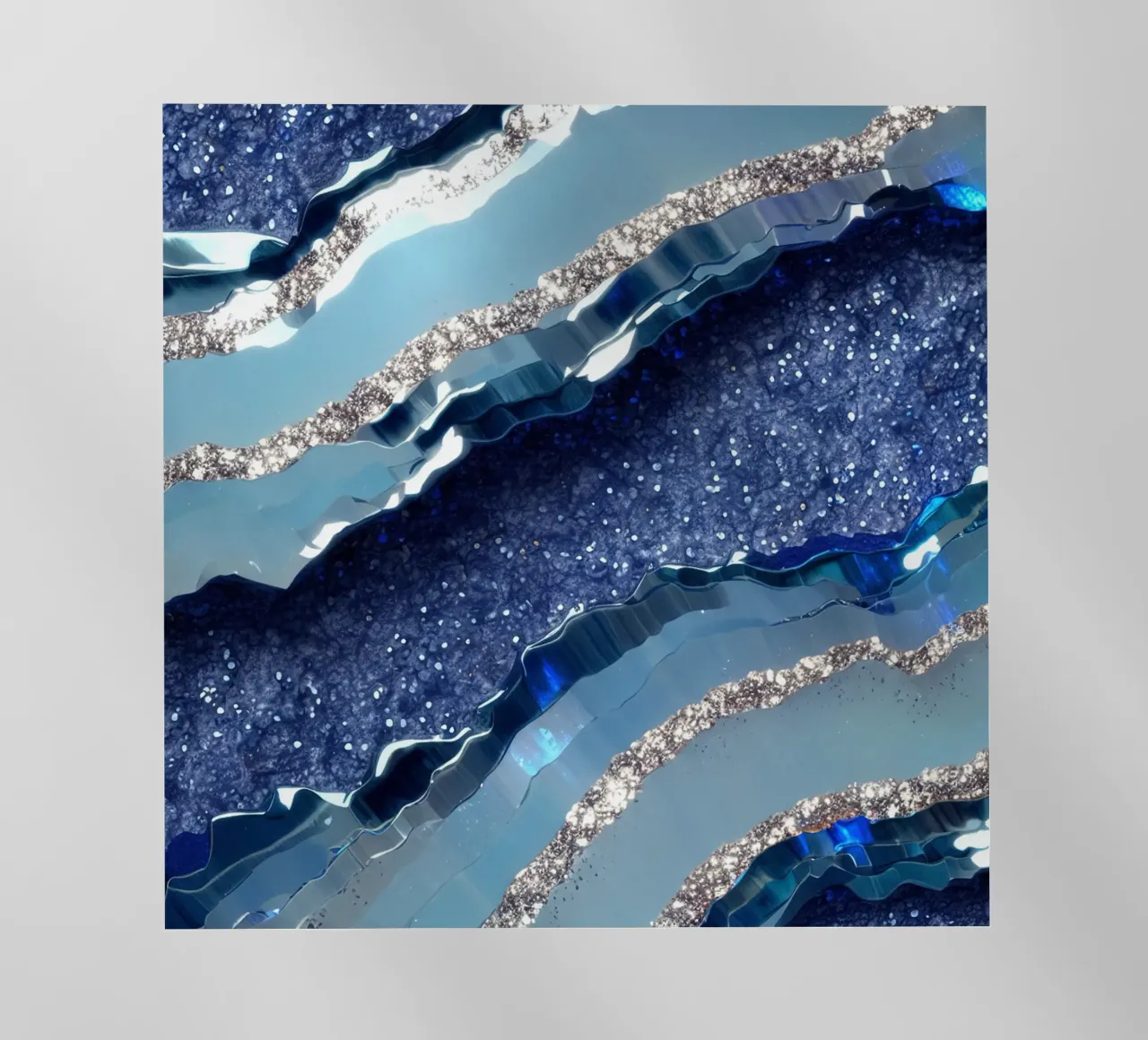Agata blu glam Texture pellicola backlit da Gemstone Textures
