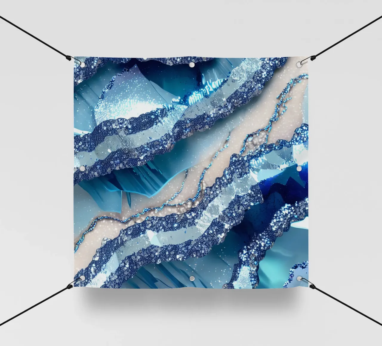 Agata blu glam Texture telo in pvc da Gemstone Textures