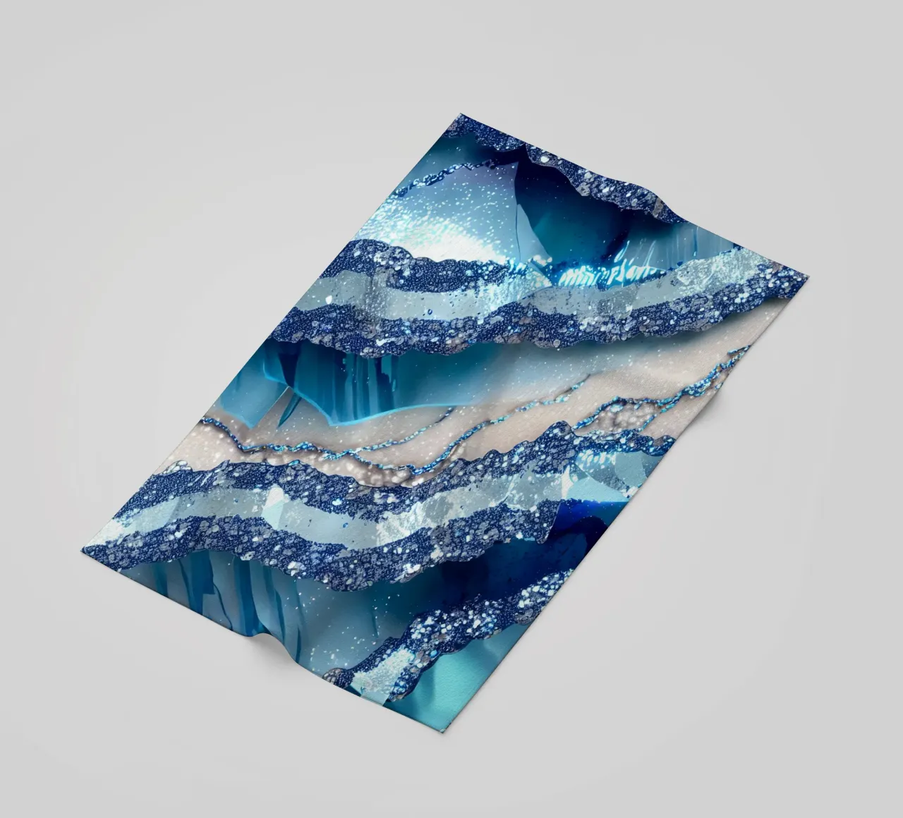 Agata blu glam Texture telo mare da Gemstone Textures