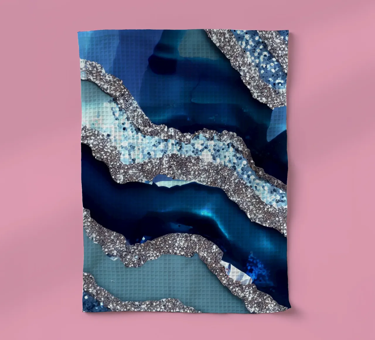 Agata blu glam Texture canovaccio da cucina da Gemstone Textures