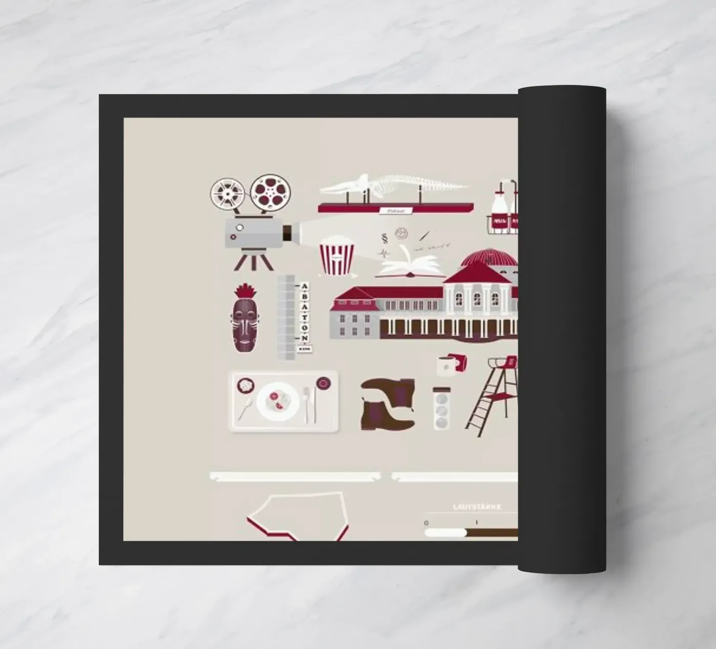 Rotherbaum deurmat van Bureau Bald GmbH