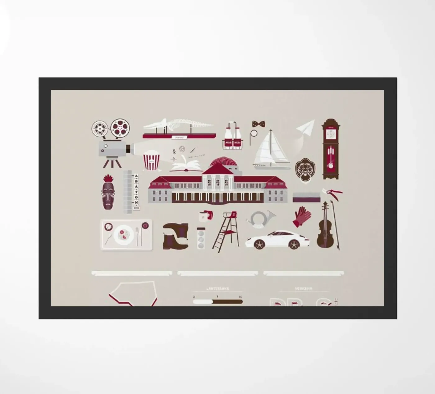 Rotherbaum deurmat van Bureau Bald GmbH