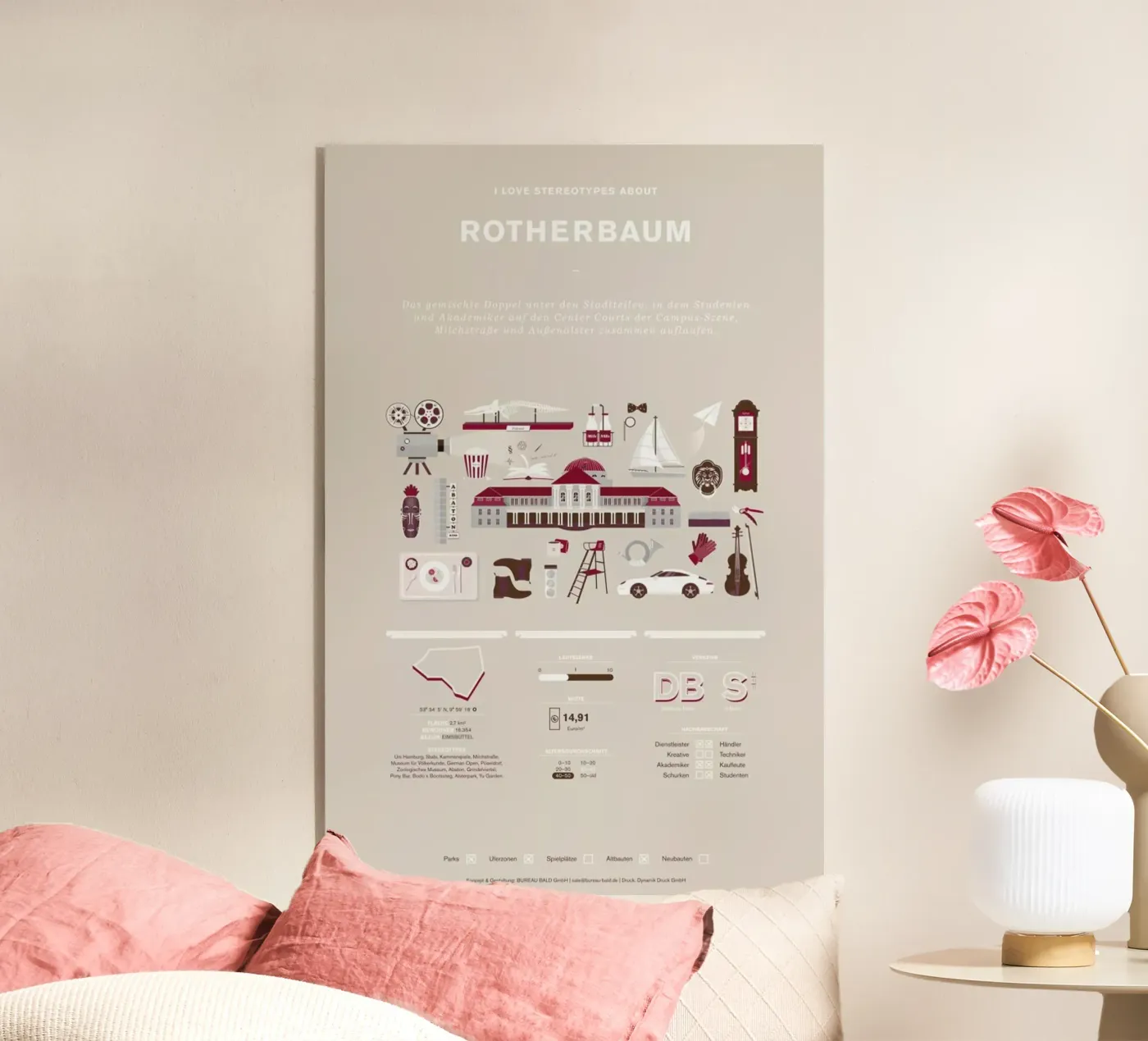 Rotherbaum plexiglas de Bureau Bald GmbH