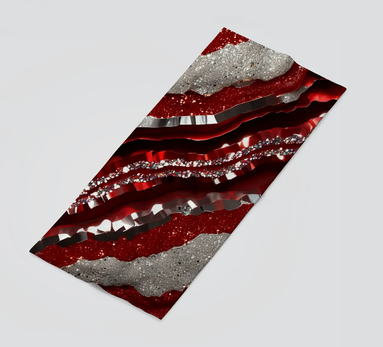 Texture glam dell'agata rossa telo mare da Gemstone Textures