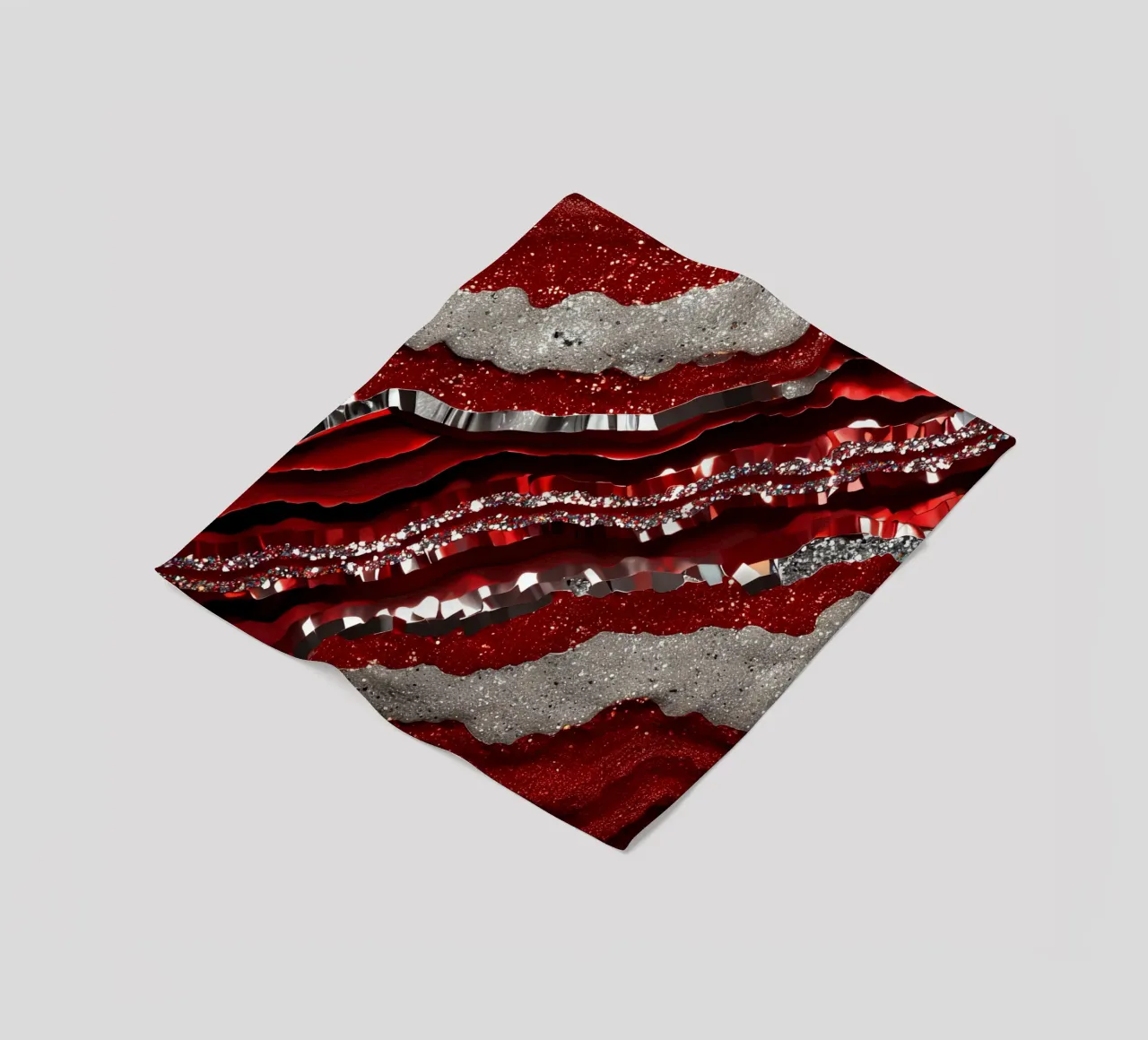 Texture glam dell'agata rossa coperta in pile da Gemstone Textures