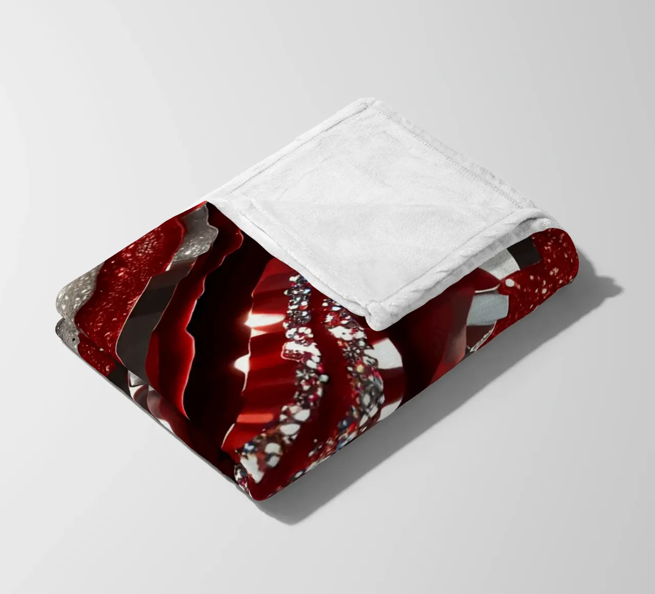 Texture glam dell'agata rossa coperta in pile da Gemstone Textures