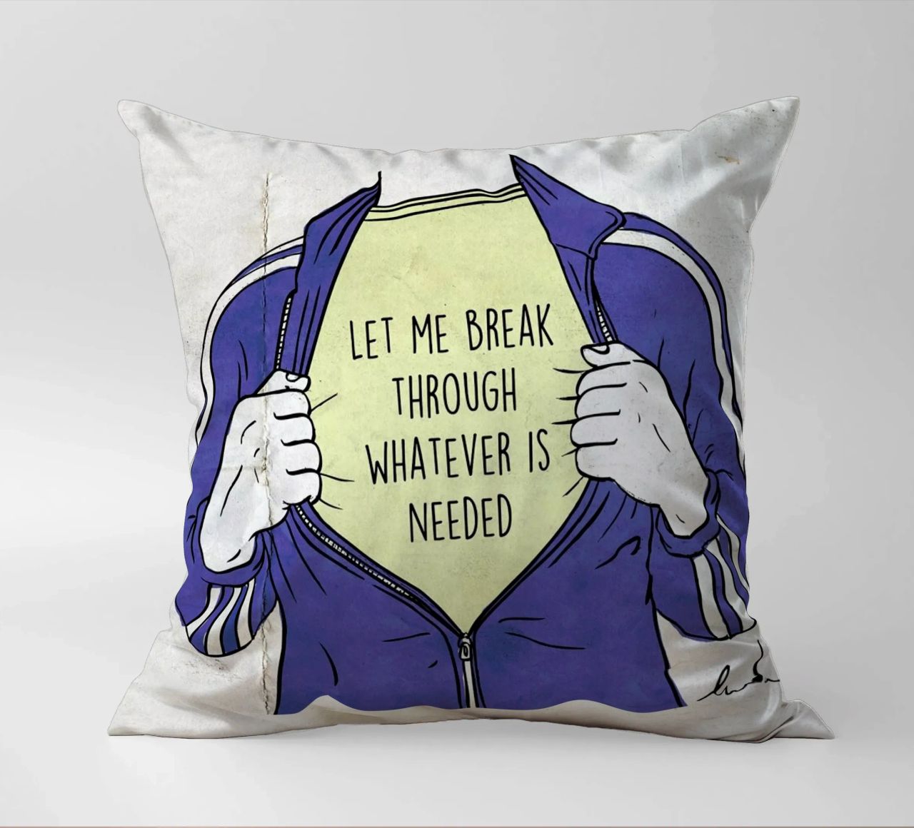 Break Through cuscino da Linda van Bruggen