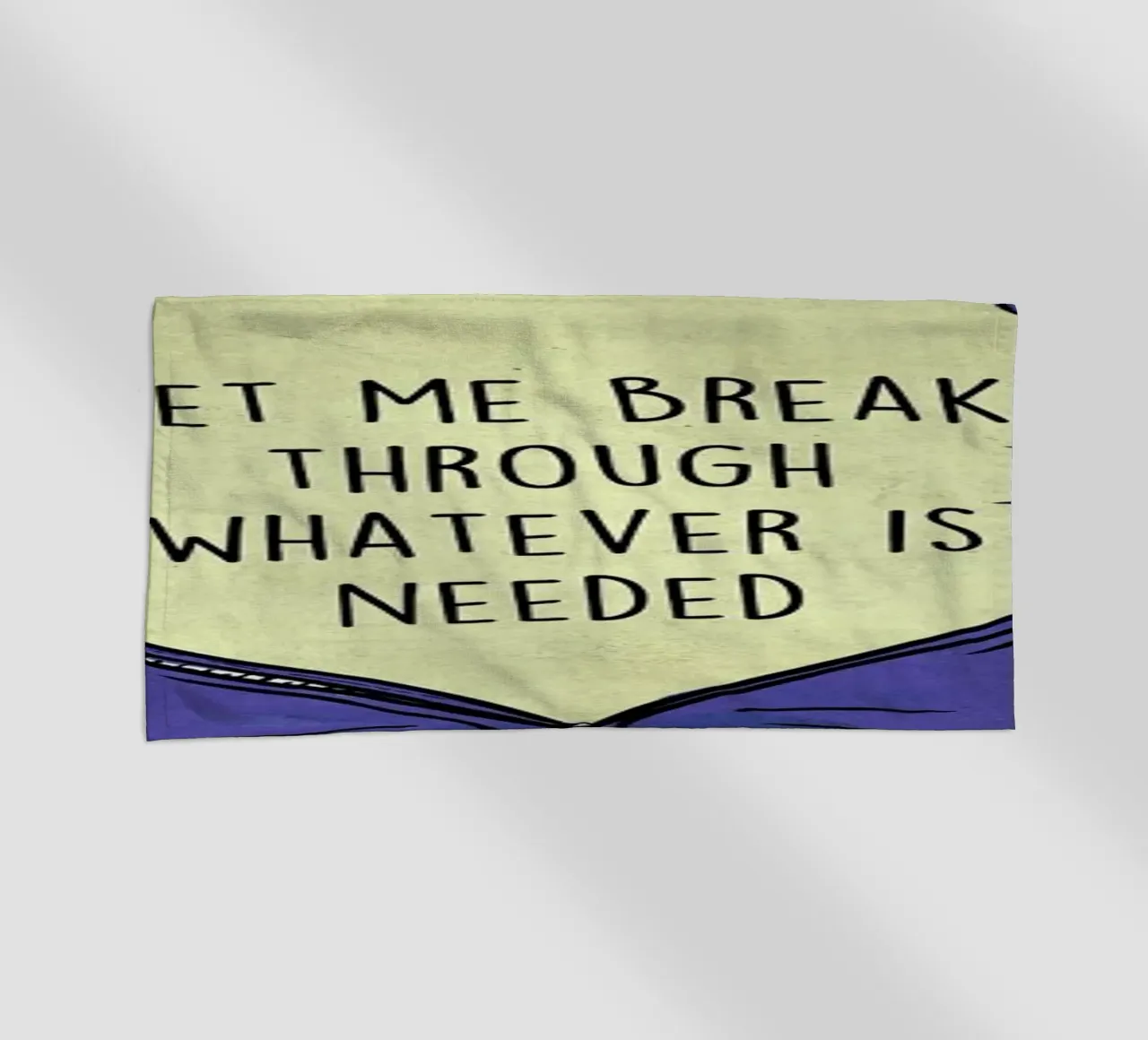 Break Through strandhanddoek van Linda van Bruggen