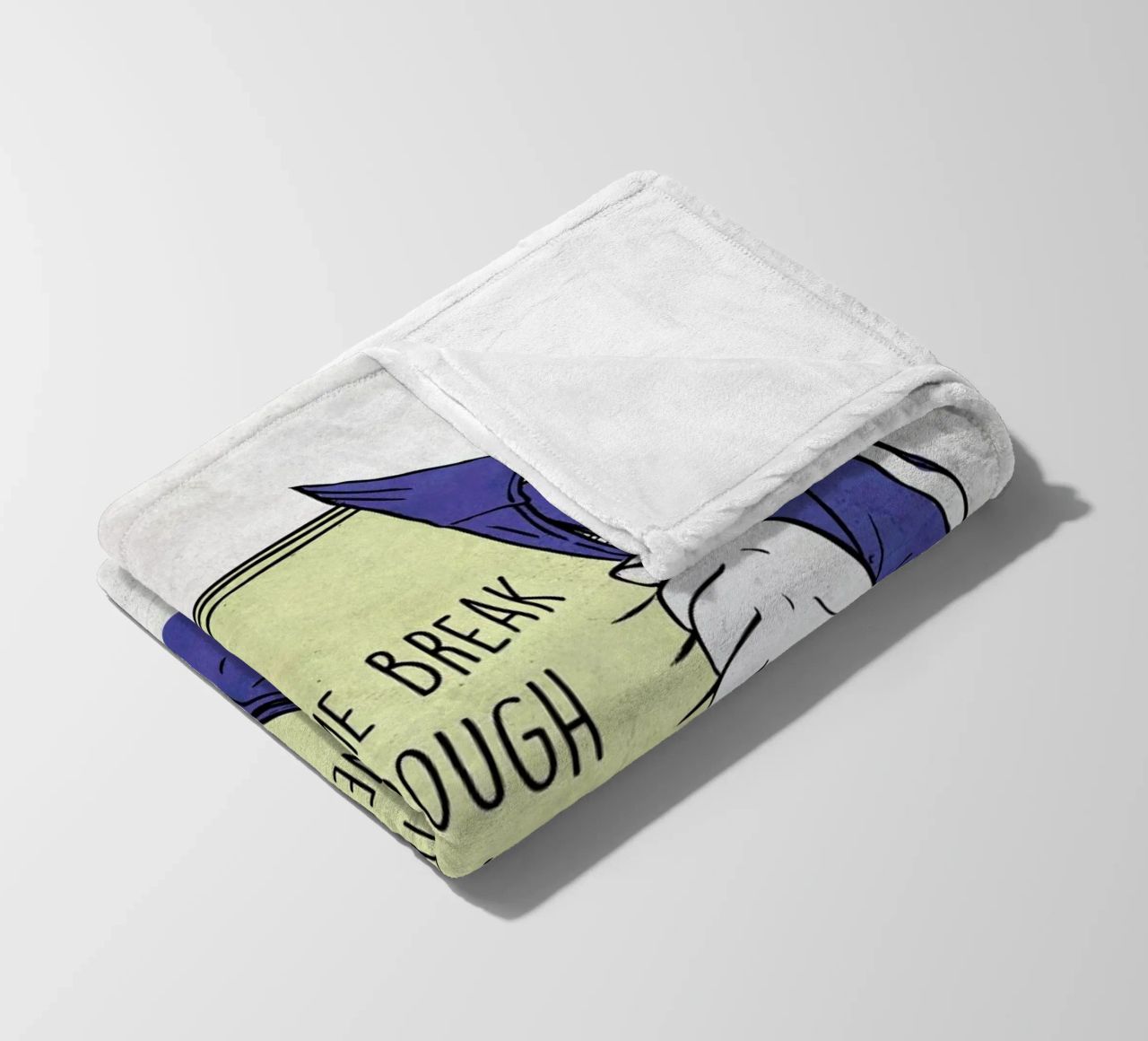 Break Through coperta in pile da Linda van Bruggen