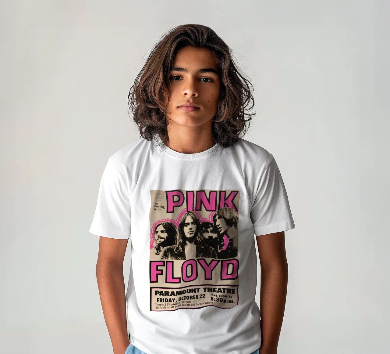 Vintage Pink Floyd Oct 22 Concert Rock Music Print t-shirt enfant de SoundStudio