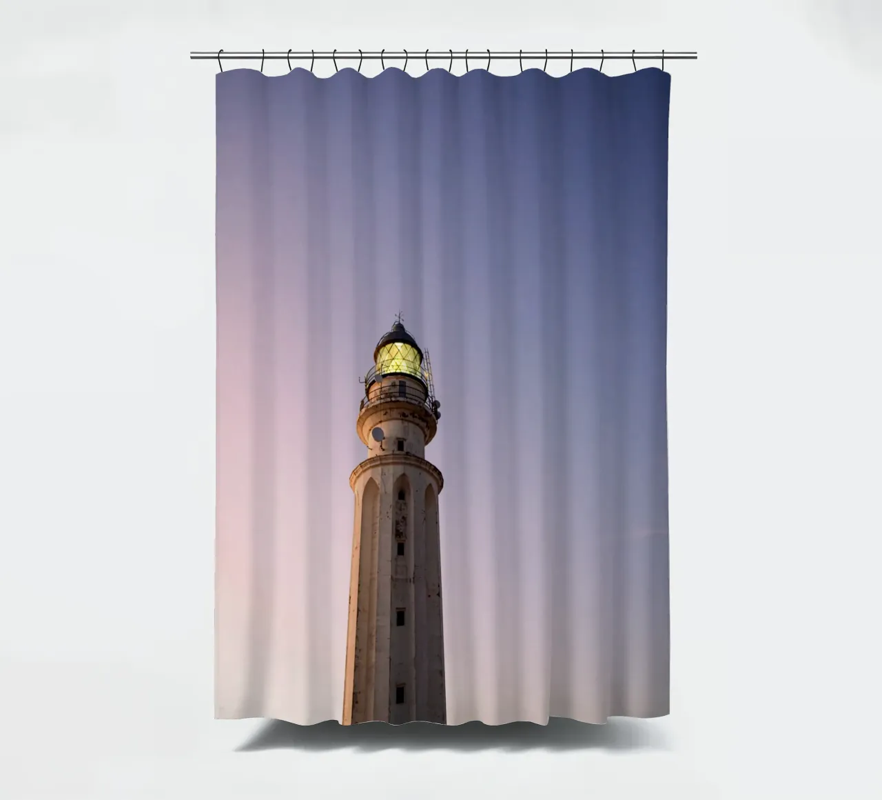 lighthouse shower curtain by lookingforstardust