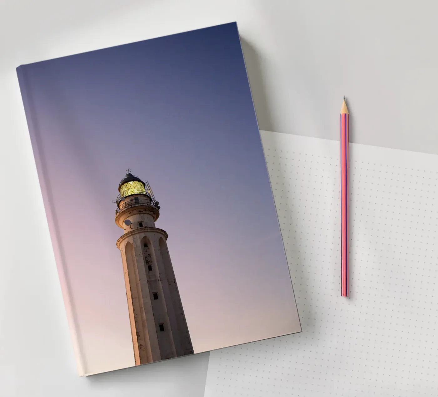 lighthouse notebook by lookingforstardust