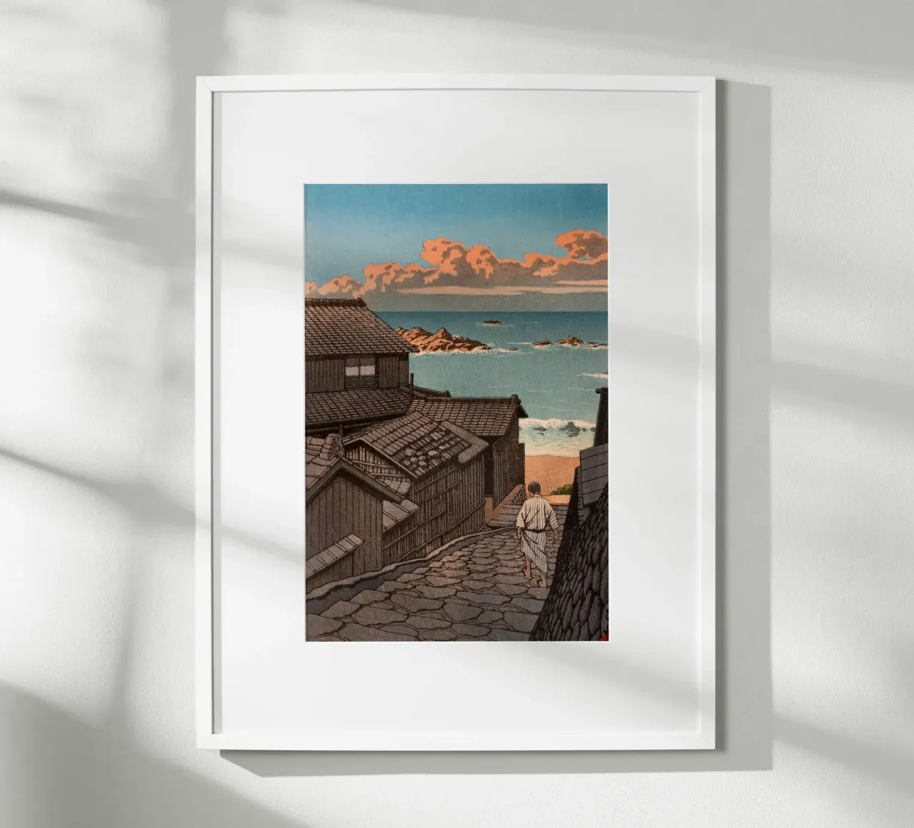 Ukiyo-e: Paesaggio giapponese, Namikiri a Shima, Hasui poster da Aesthetic Muse