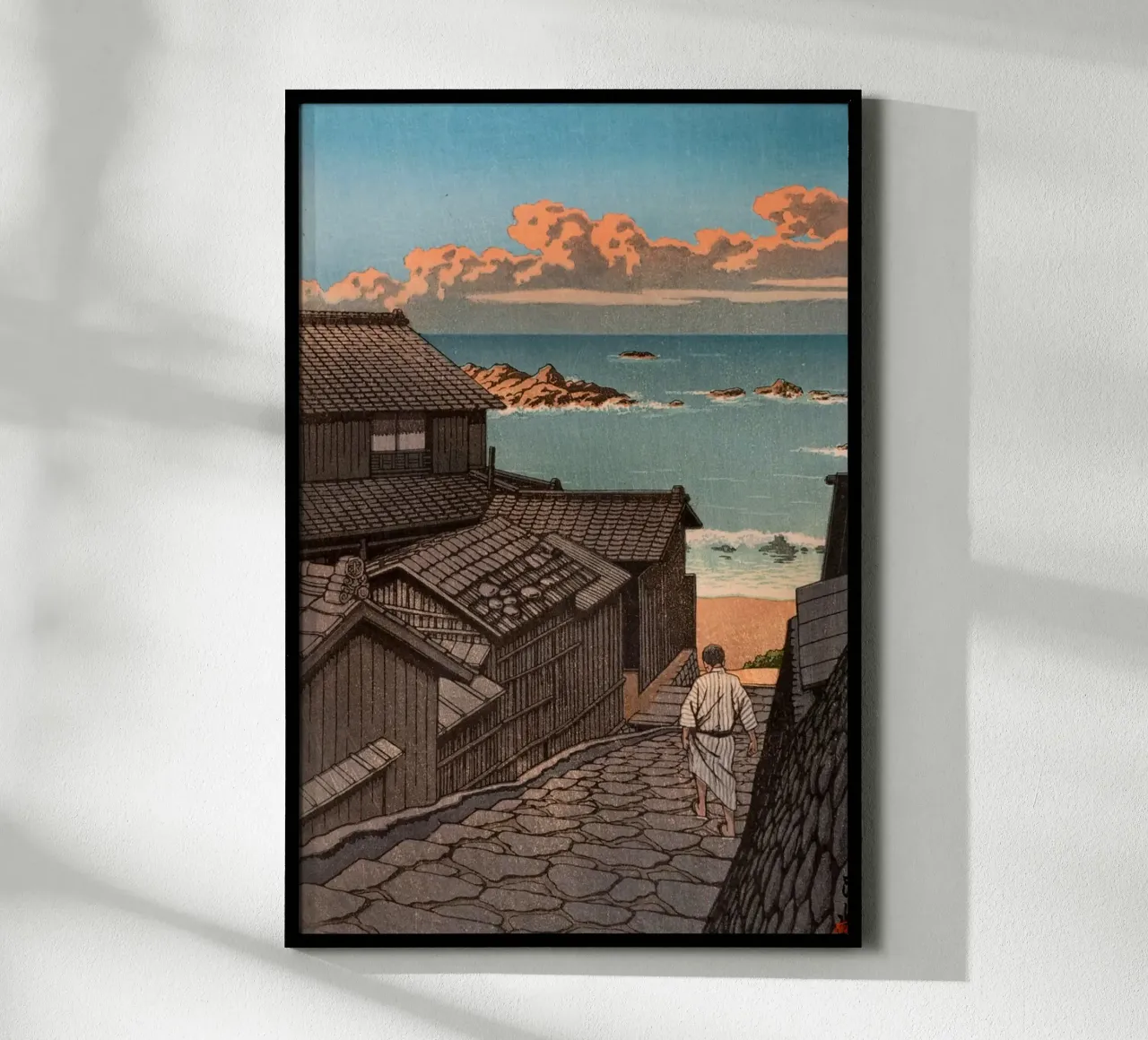 Ukiyo-e: Paesaggio giapponese, Namikiri a Shima, Hasui poster da Aesthetic Muse