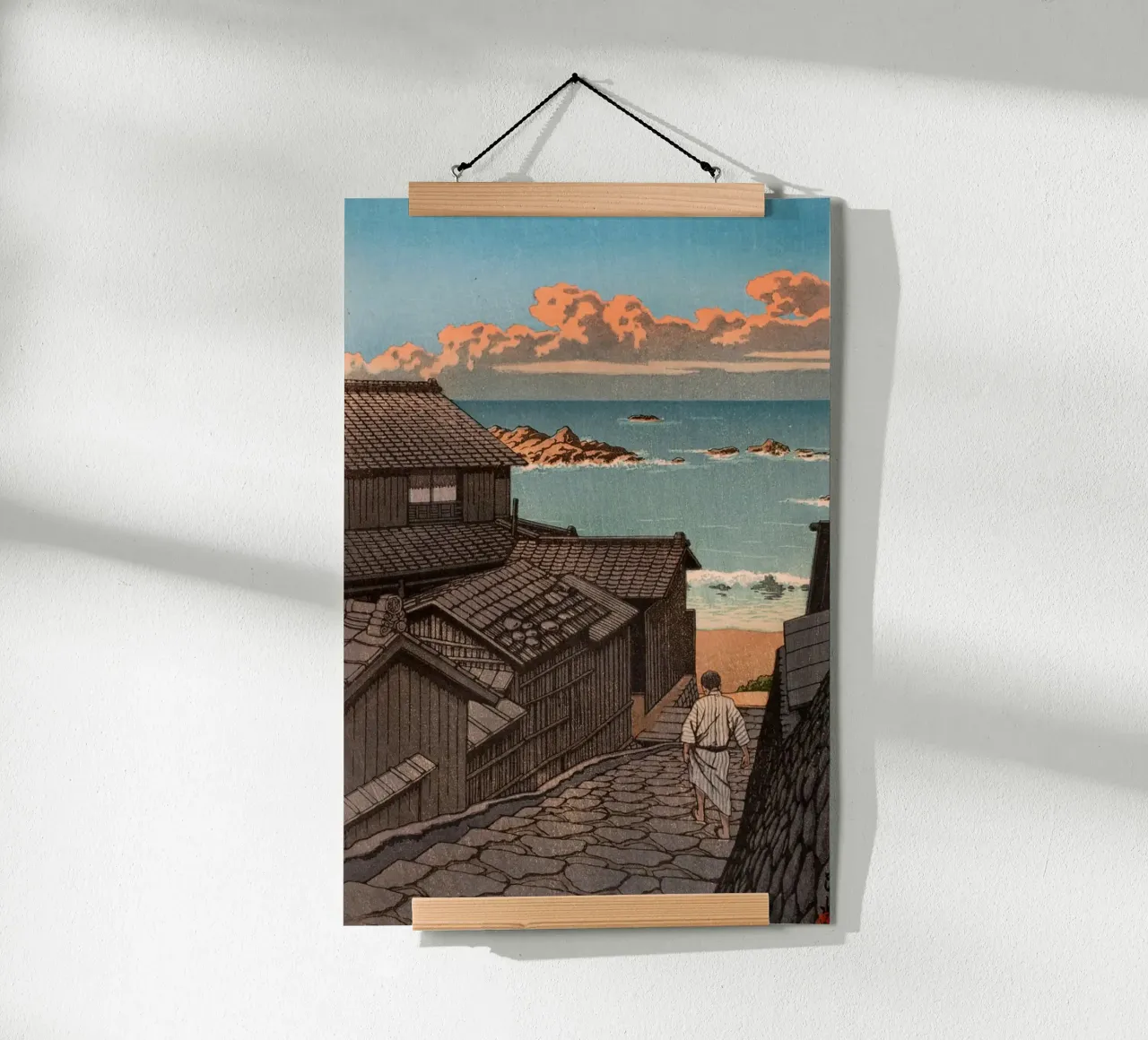 Ukiyo-e: Paesaggio giapponese, Namikiri a Shima, Hasui poster da Aesthetic Muse