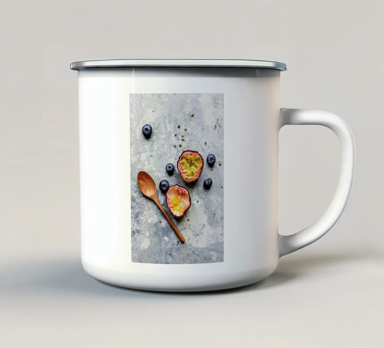 Passionsfrucht tazza in smalto da Eat this