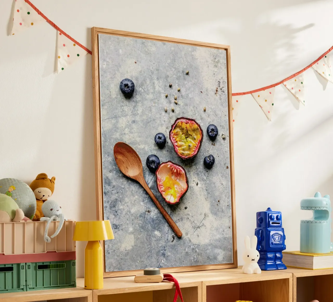 Passionsfrucht acryl van Eat this