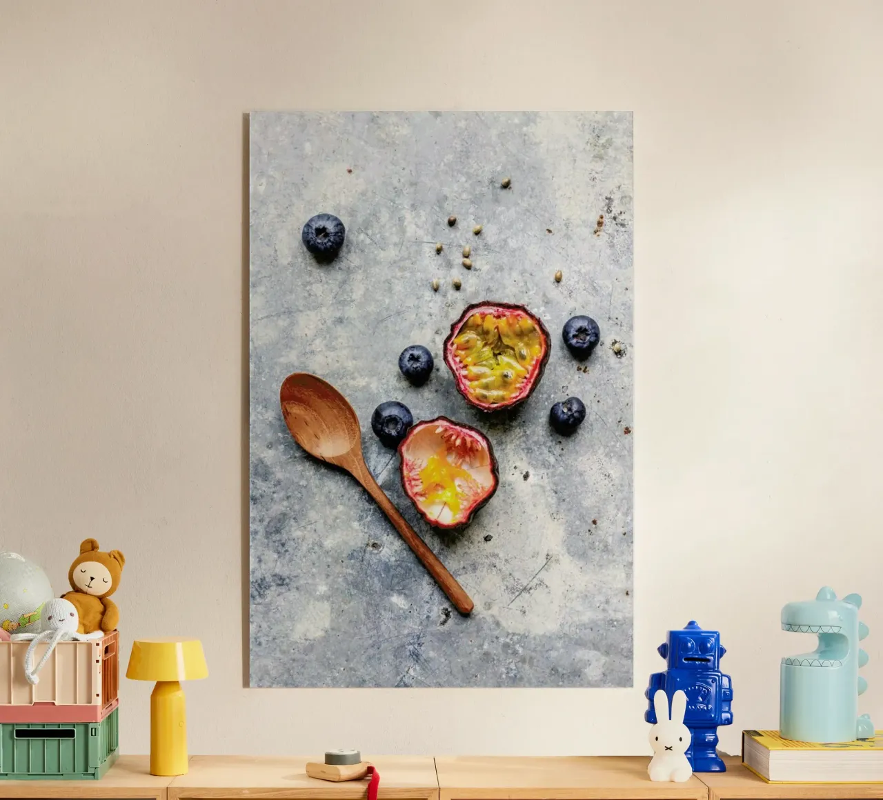 Passionsfrucht acryl van Eat this