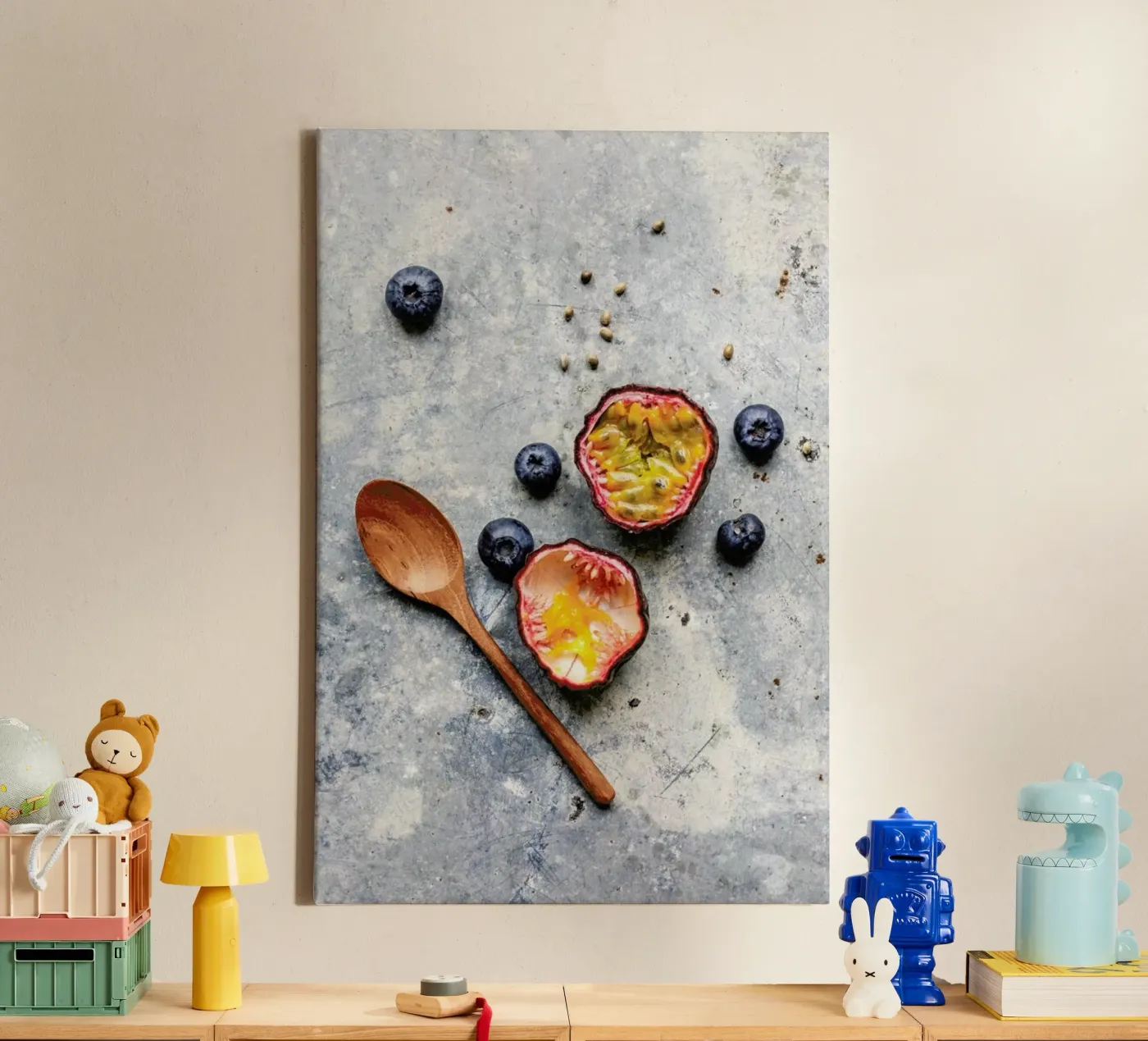 Passionsfrucht canvas van Eat this
