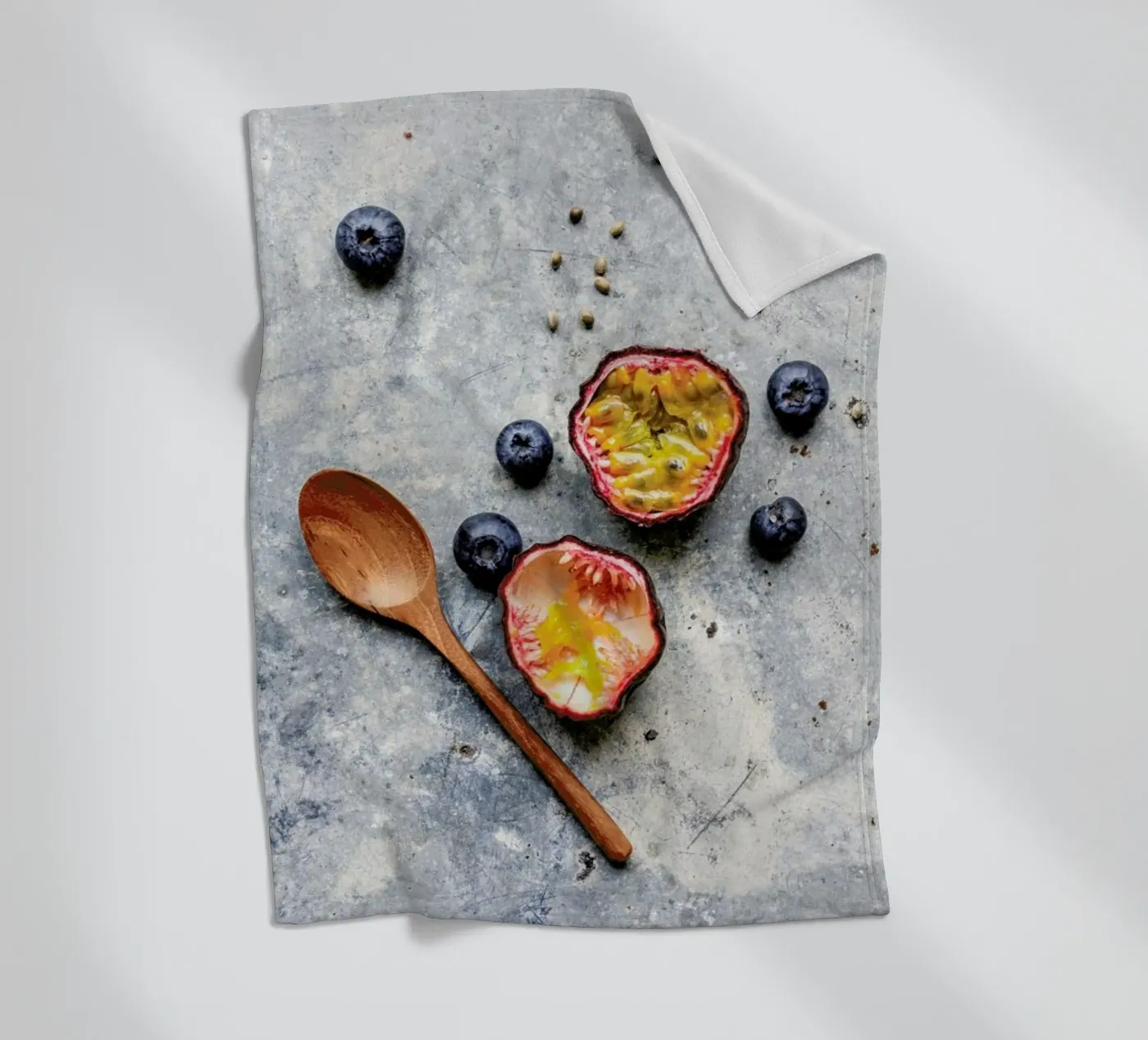 Passionsfrucht coperta in pile da Eat this