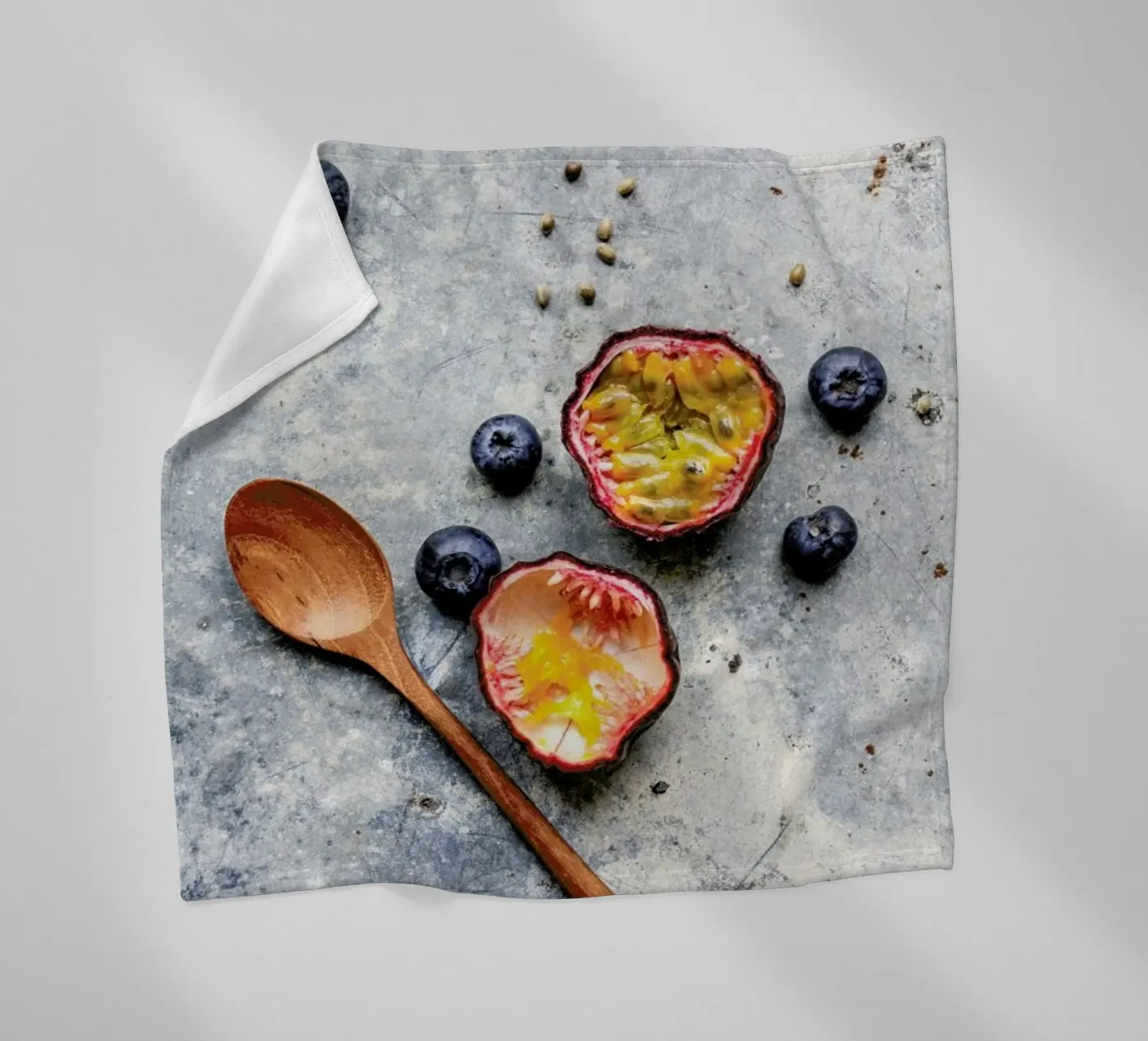 Passionsfrucht coperta in pile da Eat this