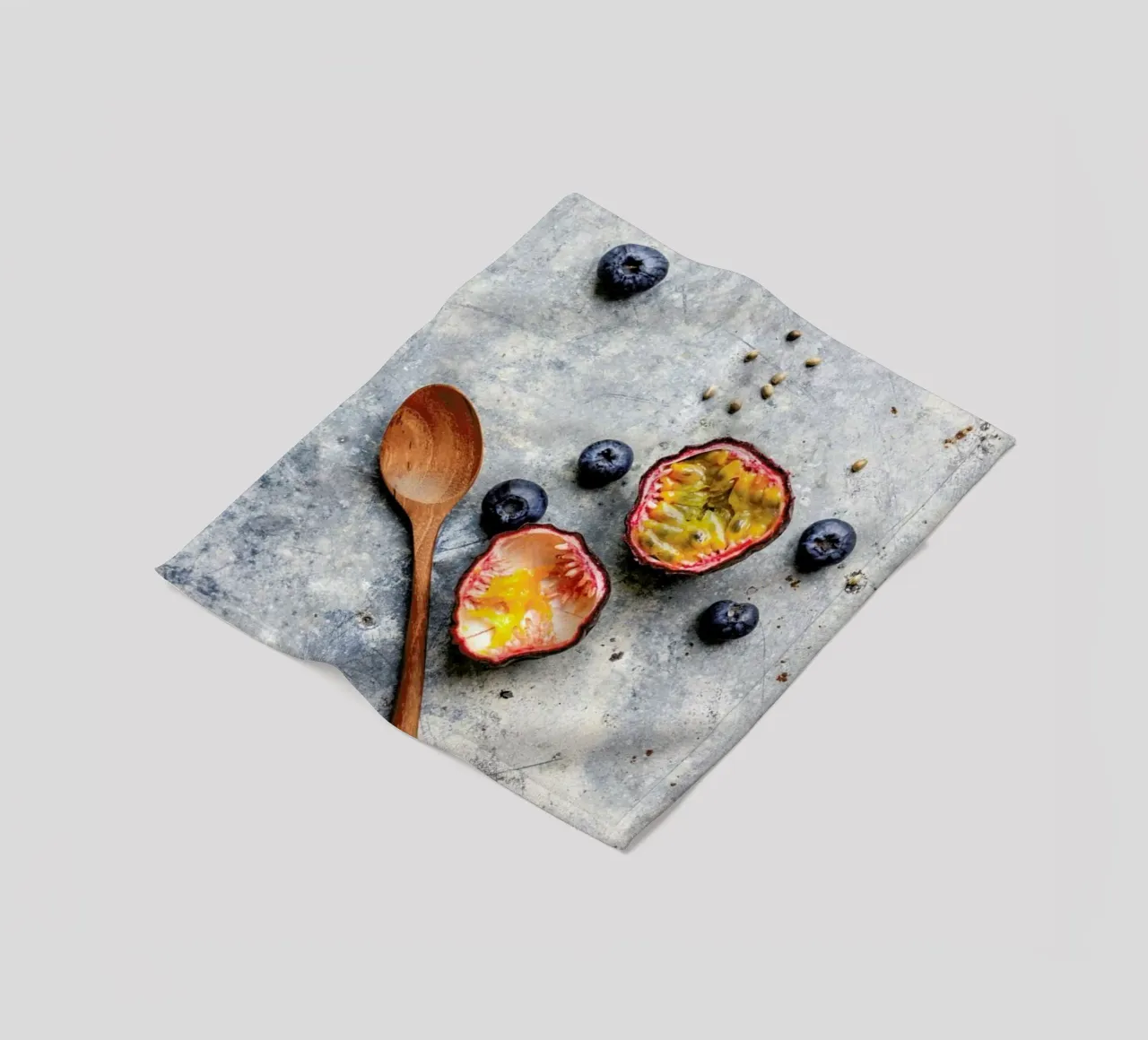 Passionsfrucht coperta in pile da Eat this