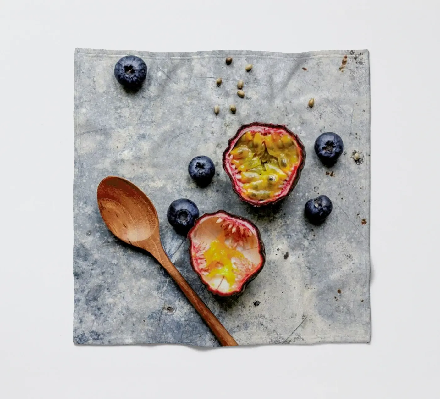 Passionsfrucht coperta in pile da Eat this