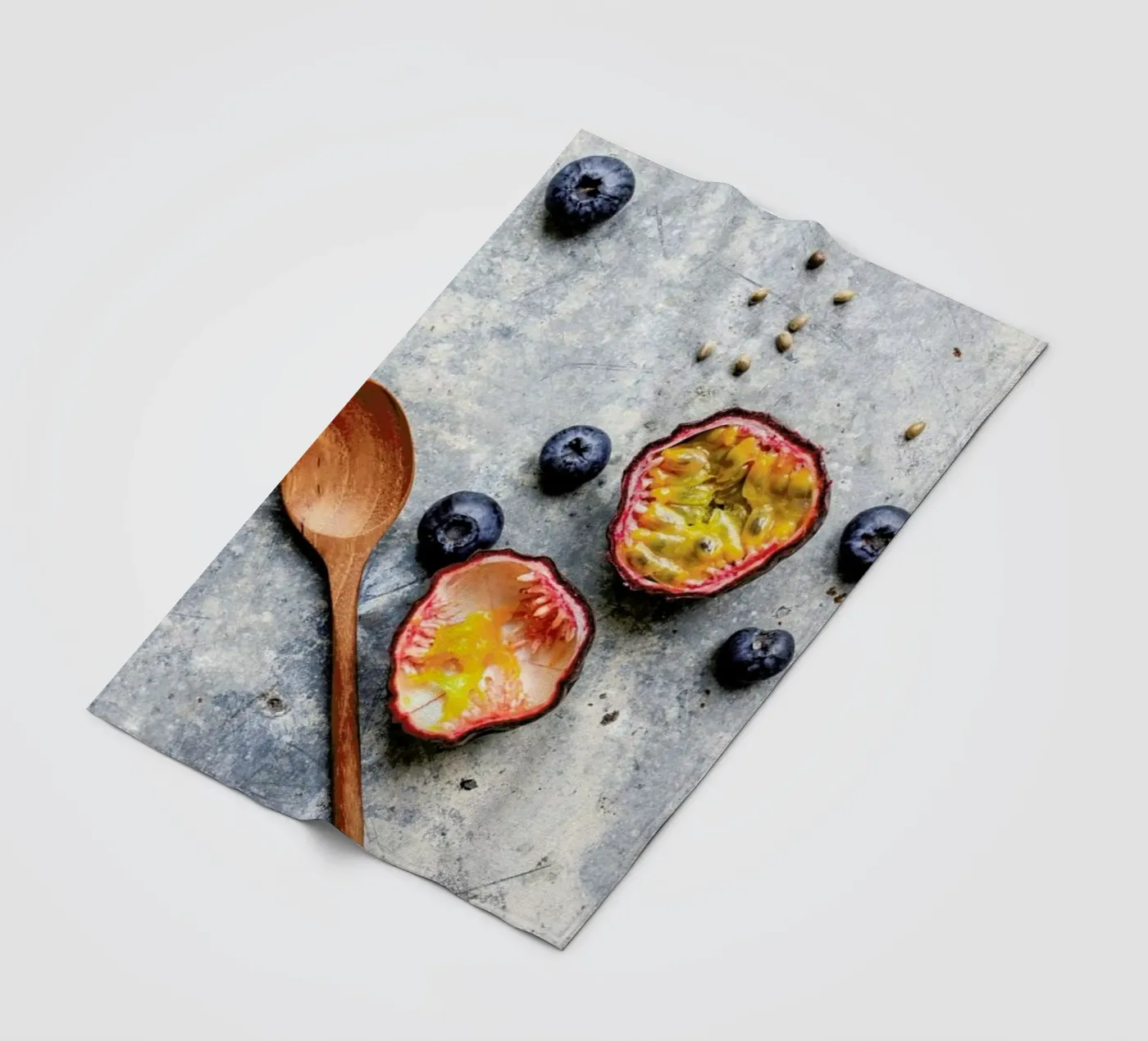 Passionsfrucht coperta in pile da Eat this