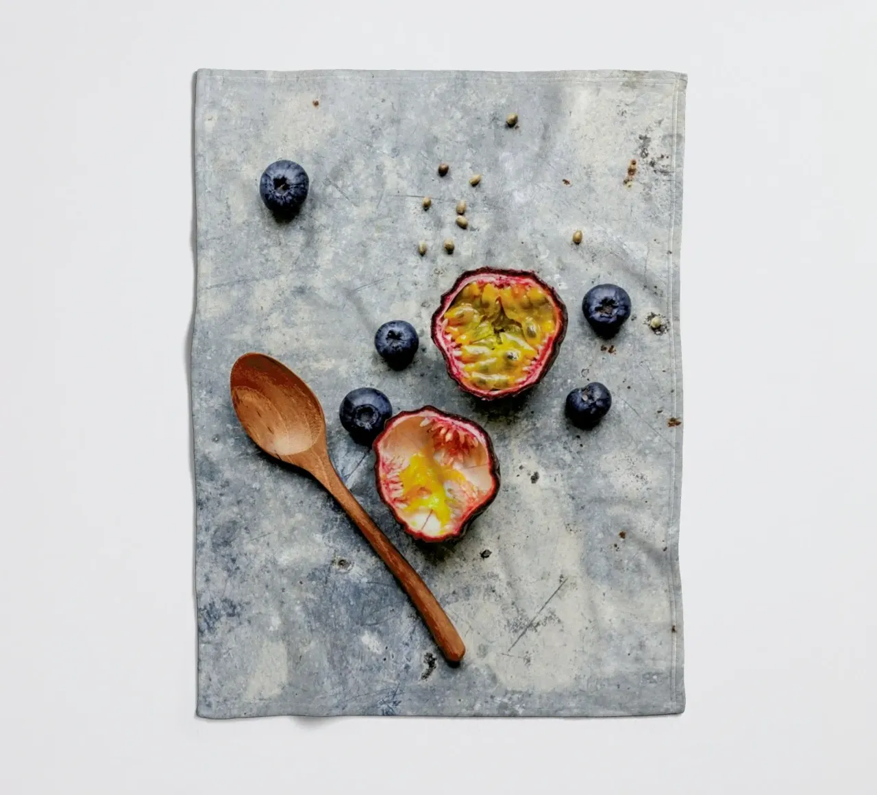 Passionsfrucht Fleecedecke von Eat this