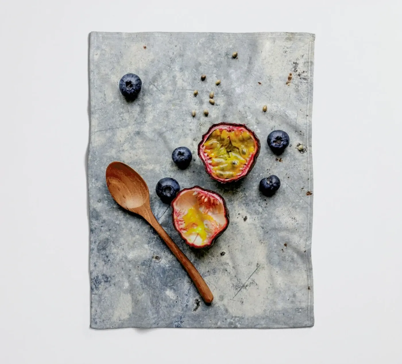 Passionsfrucht coperta in pile da Eat this