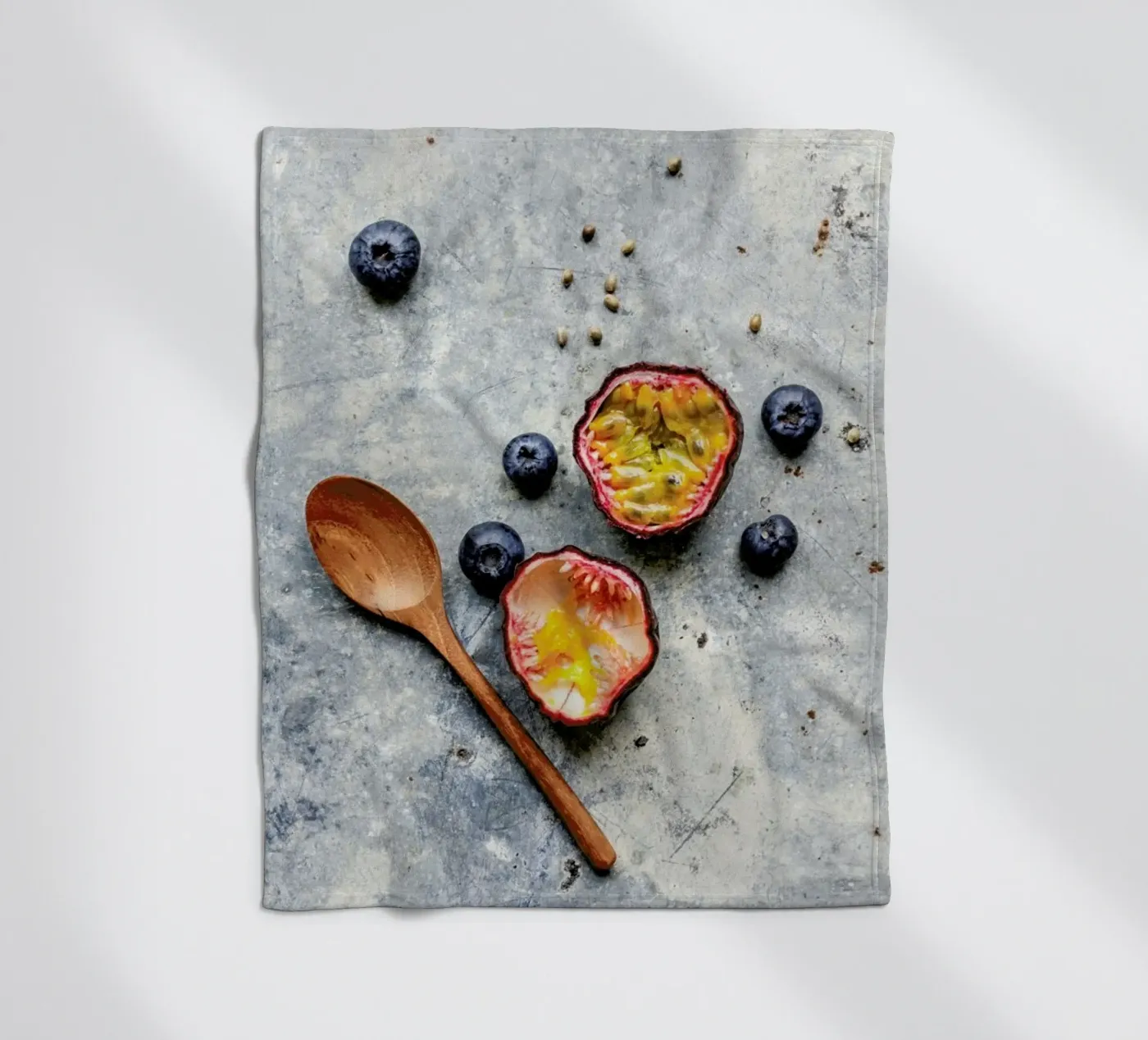 Passionsfrucht coperta in pile da Eat this