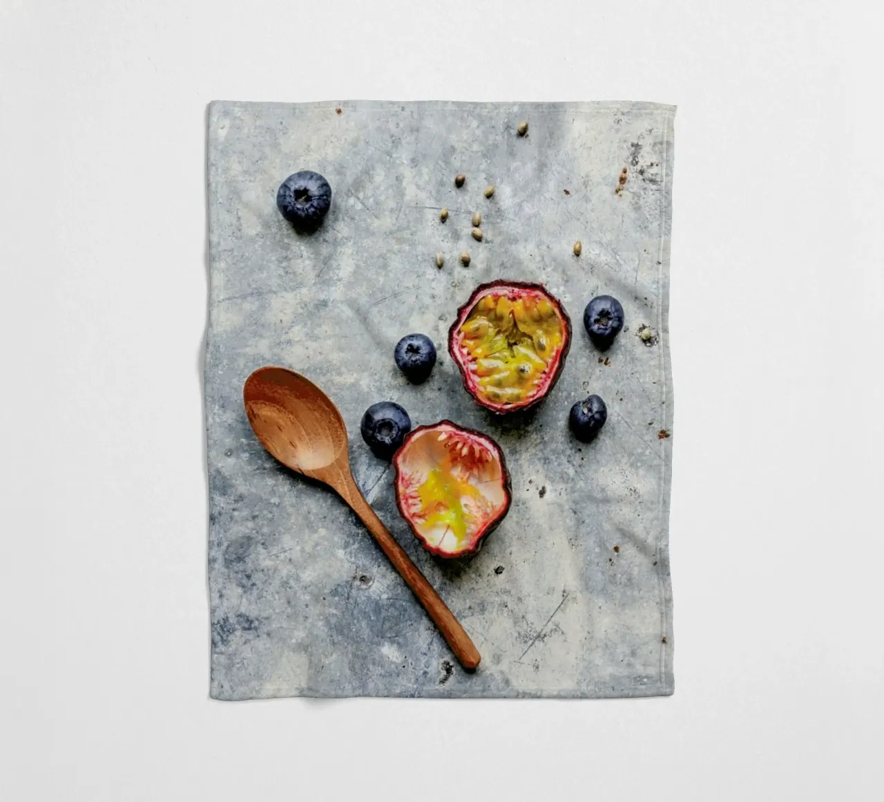 Passionsfrucht Fleecedecke von Eat this