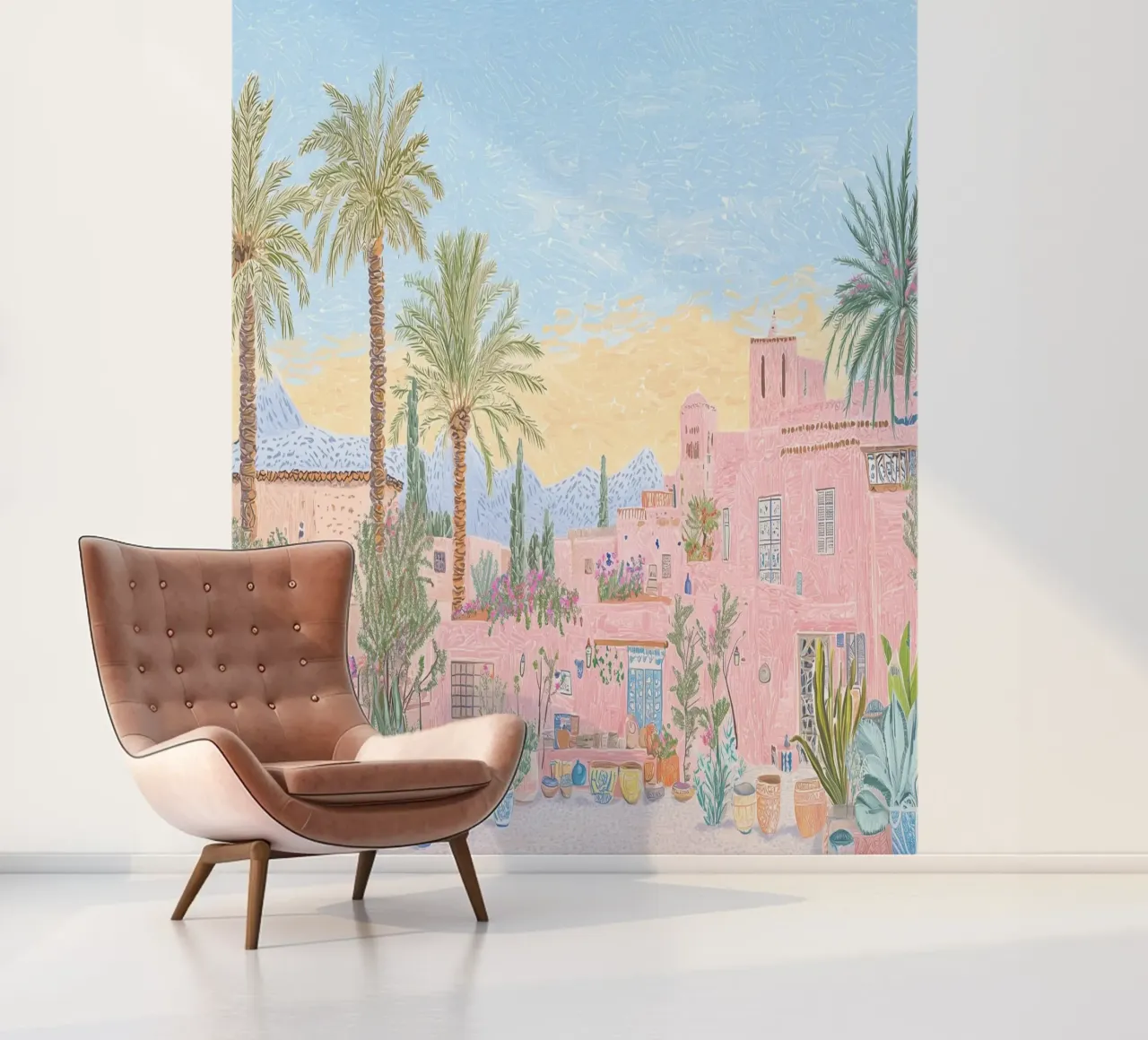 Morocco Print, Africa Travel Poster, Sunset Print photo wallpaper by Gaia